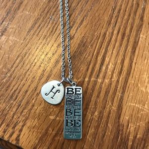 Premier Designs Necklace with two charms